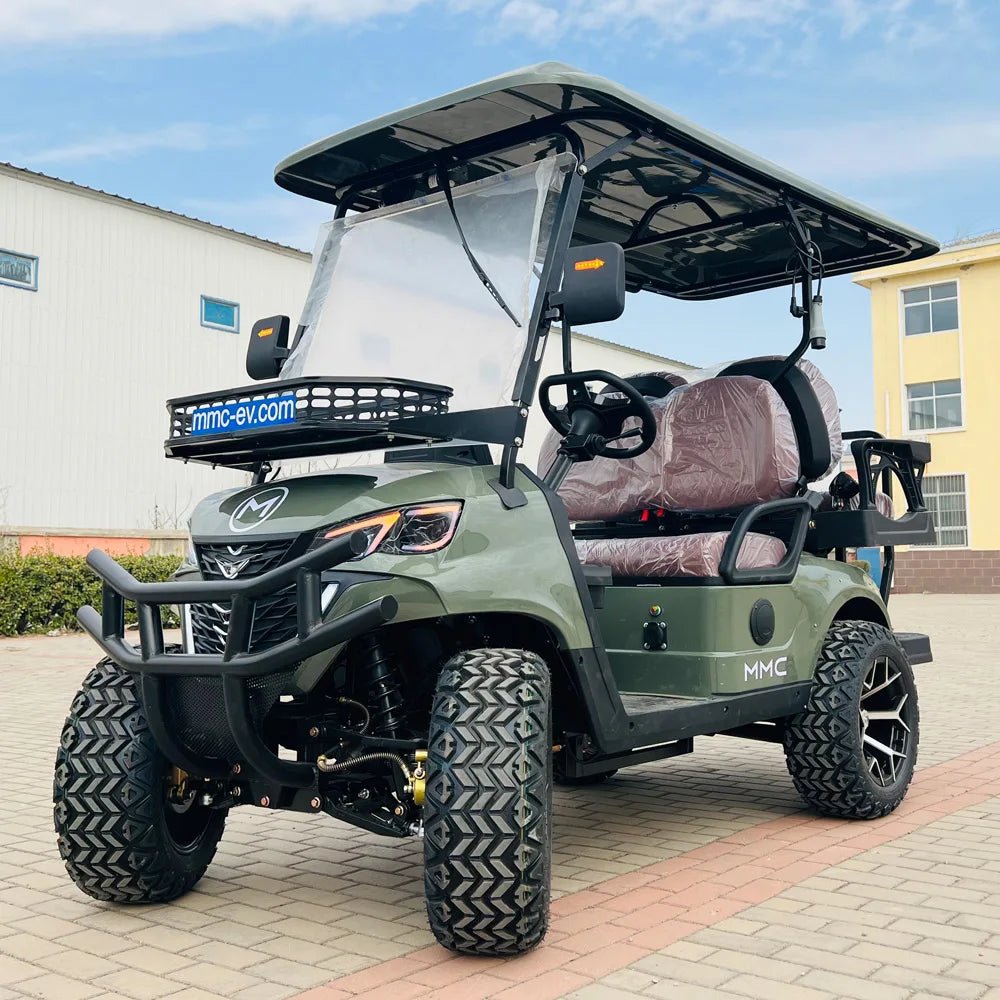 High-Performance 2-Seat Electric Golf Cart - Powerful 5000W Motor with Storage & Off-Road Capability MD 4