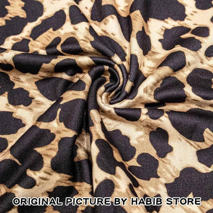 Leopard Print High Waist Flare Leggings - Slimming & Stylish for Women