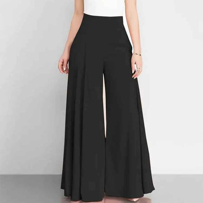 High Waist Wide Leg Pants for Effortless Style black