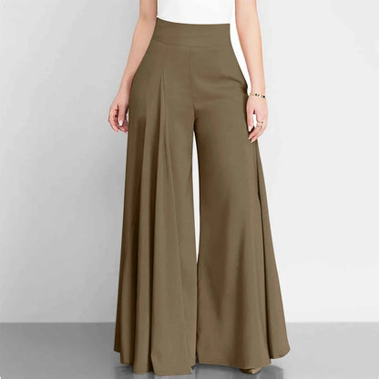 High Waist Wide Leg Pants for Effortless Style Coffee