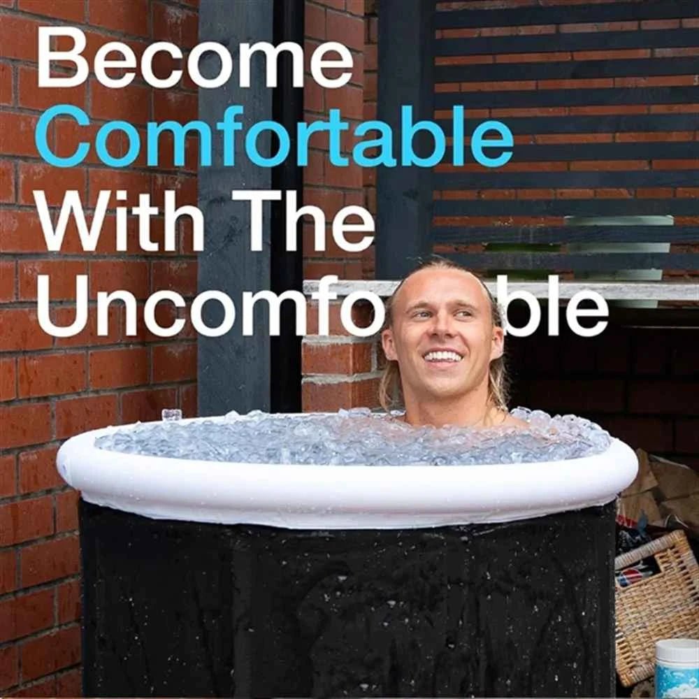 Home Ice Bath Portable Collapsible Bathtub Thicken Large Adult Inflatable Bath Bucket Outdoor Water Therapy Cold Plunge Tub
