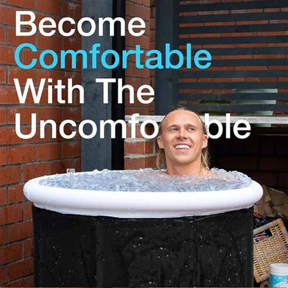 Home Ice Bath Portable Collapsible Bathtub Thicken Large Adult Inflatable Bath Bucket Outdoor Water Therapy Cold Plunge Tub