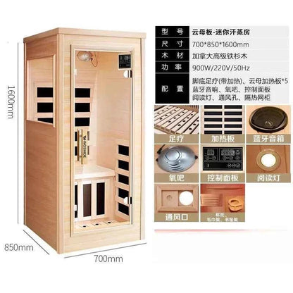 Home Sauna Room - Ultimate Wellness & Detoxification Experience - Top-Rated Heating plate