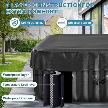 Inflatable Hot Tub - Ultimate Relaxation - Portable Blow Up Spa