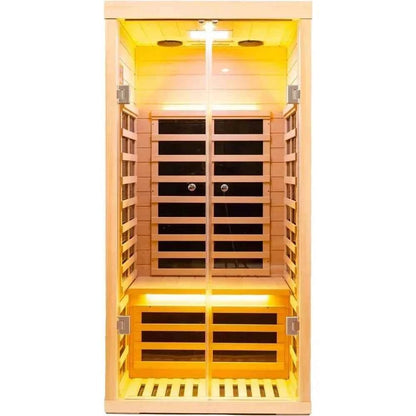 Luxury 1-Person Infrared Sauna - Ultimate Relaxation & Wellness - Classical Wearable