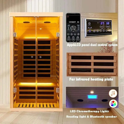 Luxury 1-Person Infrared Sauna - Ultimate Relaxation & Wellness - Classical Wearable United States
