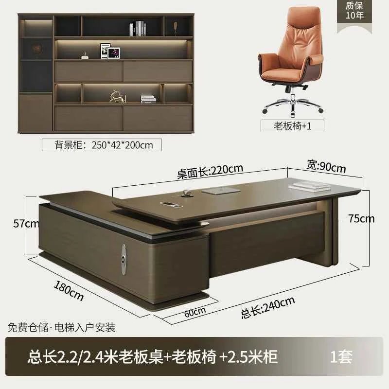 Luxury Minimalist Office Desk - Enhance Your Workspace with Style and Functionality style8