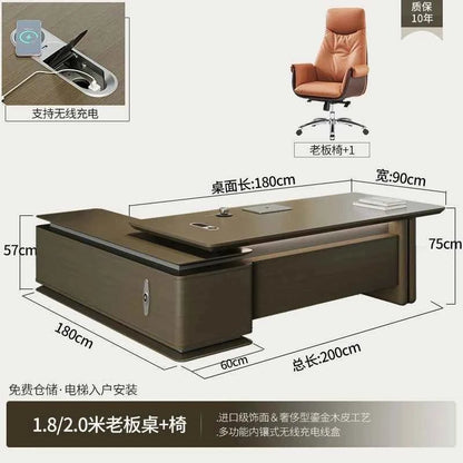Luxury Minimalist Office Desk - Enhance Your Workspace with Style and Functionality style4