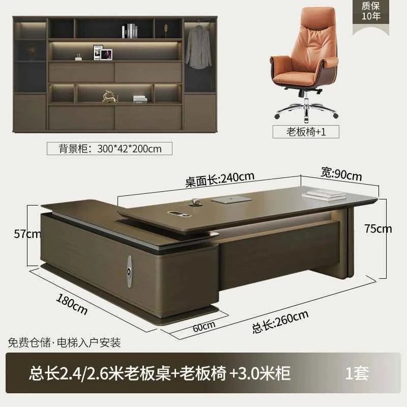 Luxury Minimalist Office Desk - Enhance Your Workspace with Style and Functionality style9