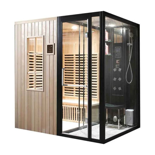 Luxury Steam Shower Sauna Unit - Ultimate Relaxation for Home