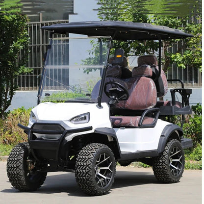 New Design Professional Custom Electric Golf Cart Hunting Lithium Battery 4 Persons 2+2 Seats Golf Cart Off-road Buggy Vehicle