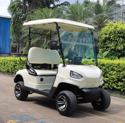 New Design Professional Custom Electric Golf Cart Hunting Lithium Battery 4 Persons 2+2 Seats Golf Cart Off-road Buggy Vehicle 2 seats
