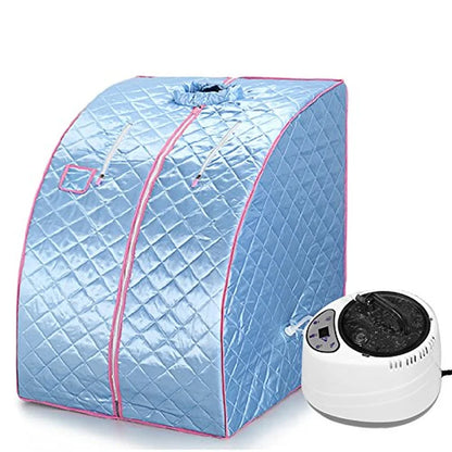 Portable Home Steam Sauna for Relaxation and Detox Blue
