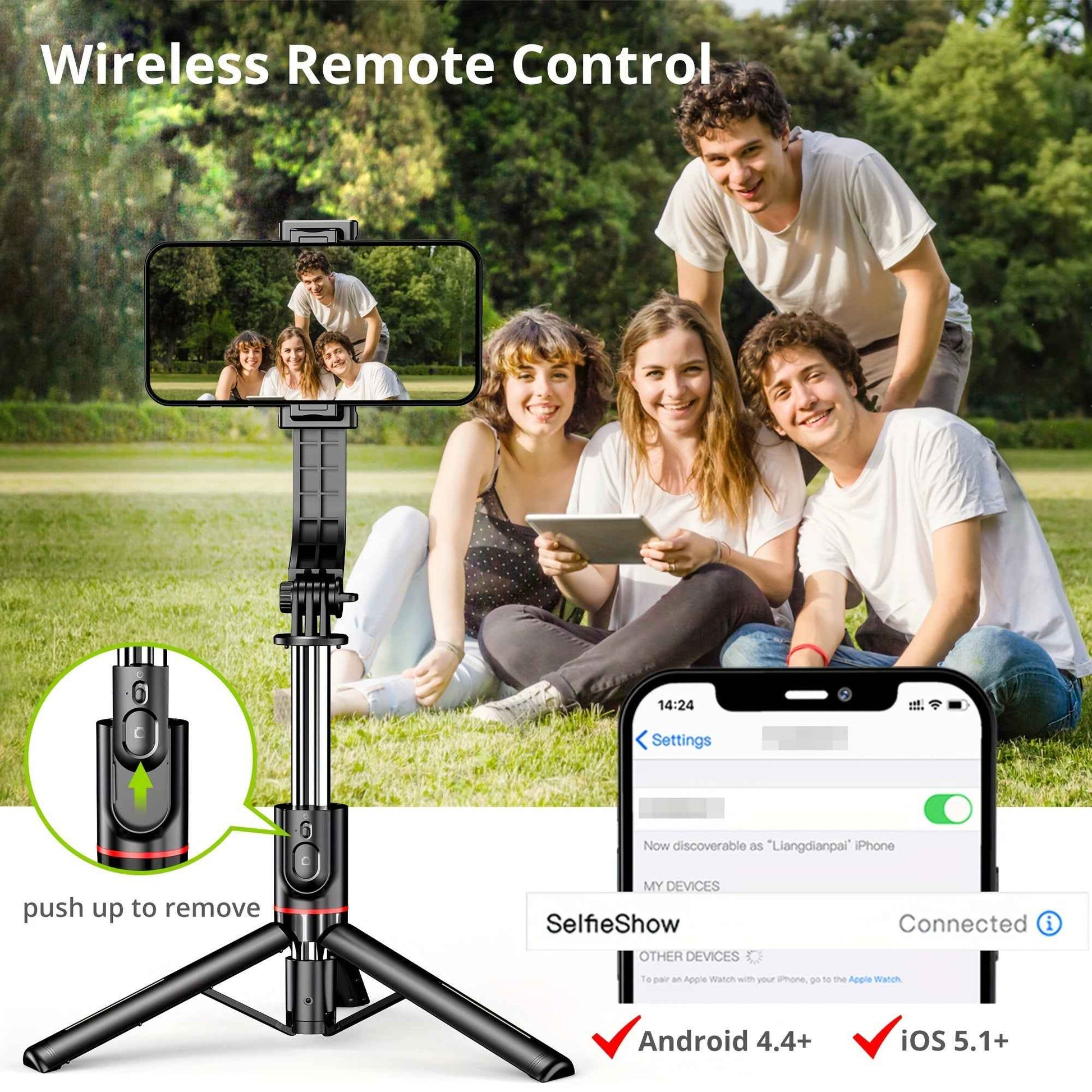 Portable Selfie Stick Tripod for Effortless Photos