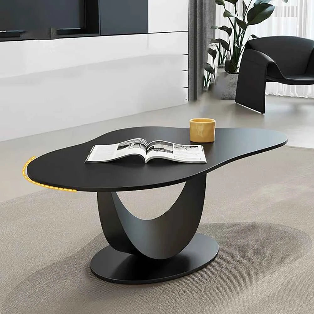 Premium Unique Coffee Table Luxury Glamour Unique Design Coffee Table Modern Effect Table Basse De Salon Living Room Furniture