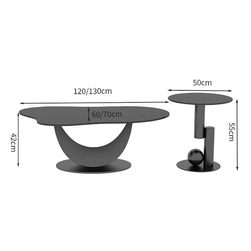 Premium Unique Coffee Table Luxury Glamour Unique Design Coffee Table Modern Effect Table Basse De Salon Living Room Furniture