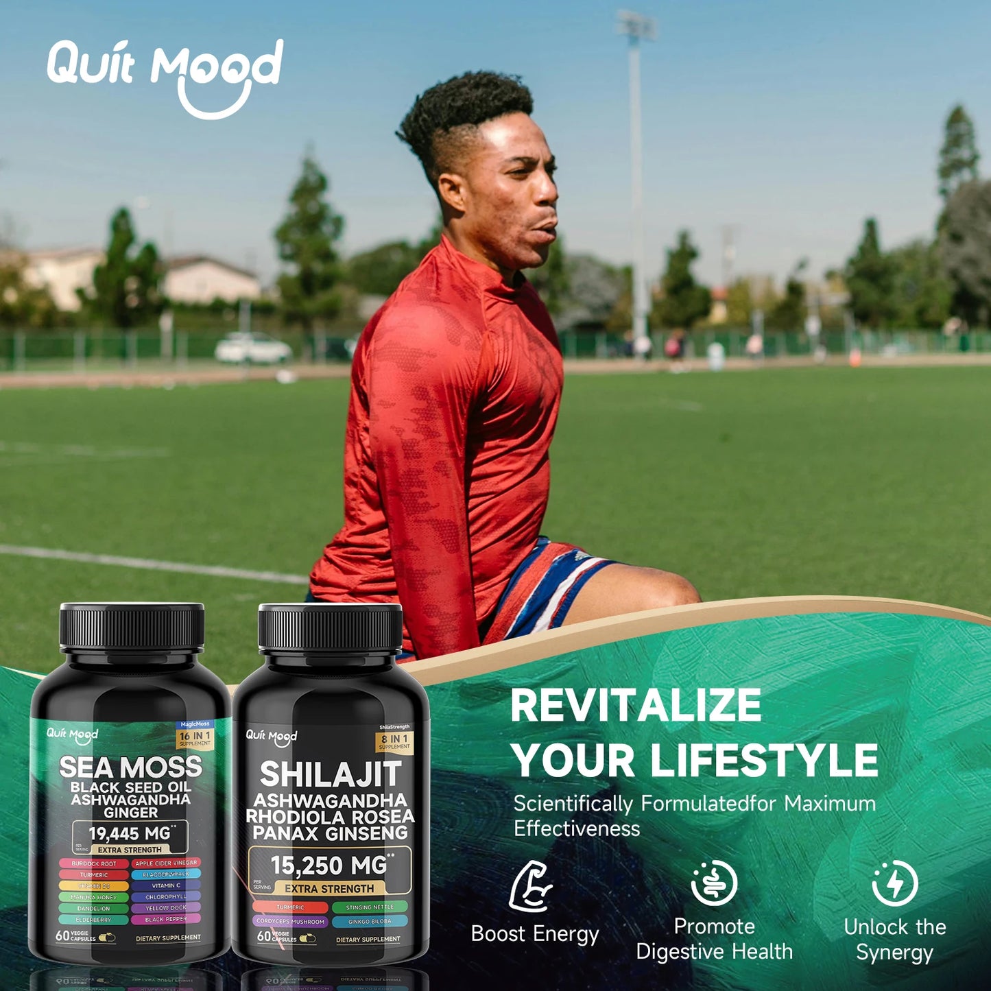 Quit Mood Sea Moss Shilajit Bundle for benefits like boosting energy and digestive health