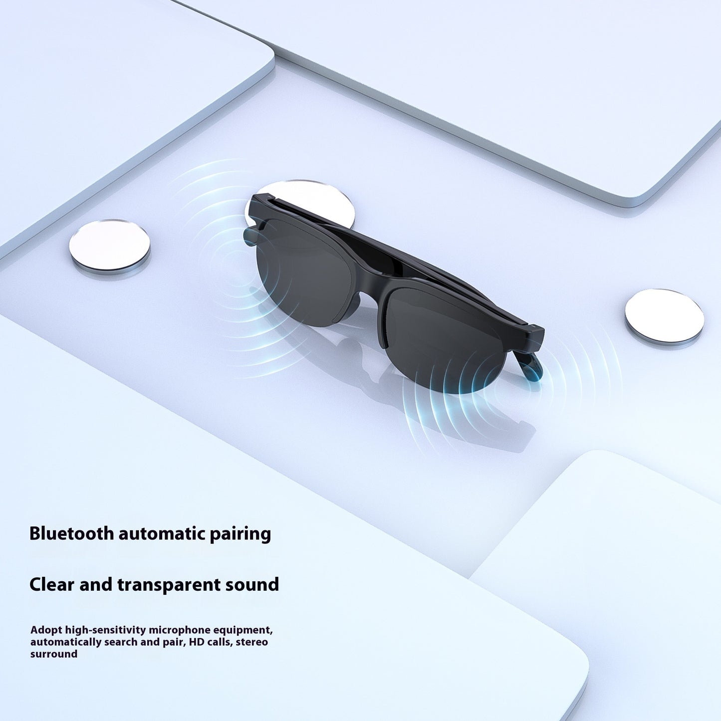 Smart Glasses UV Protection Fashionable Apparel