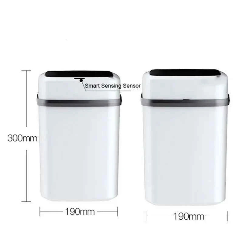 Smart kitchen trash can with smart sensing sensor for hands-free operation and modern design