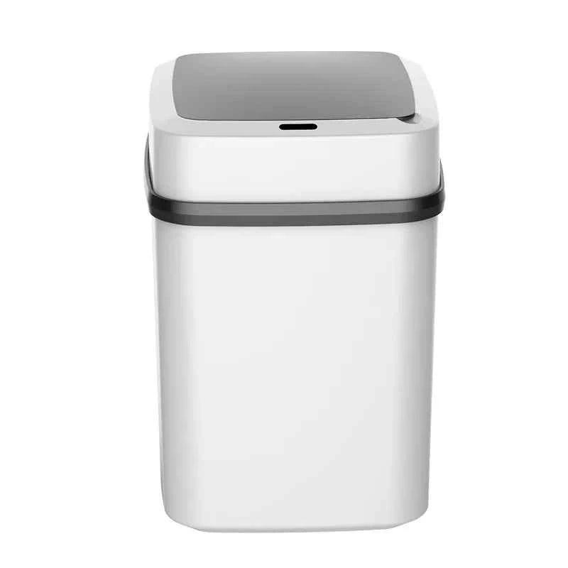 My Store smart kitchen trash can with a sleek, modern design and automatic lid for hands-free use