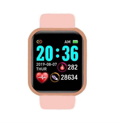 SmartFit Bluetooth Smart Watch for Fitness & Sleep Monitoring Pink