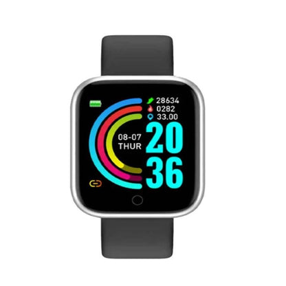 SmartFit Bluetooth Smart Watch for Fitness & Sleep Monitoring Silver