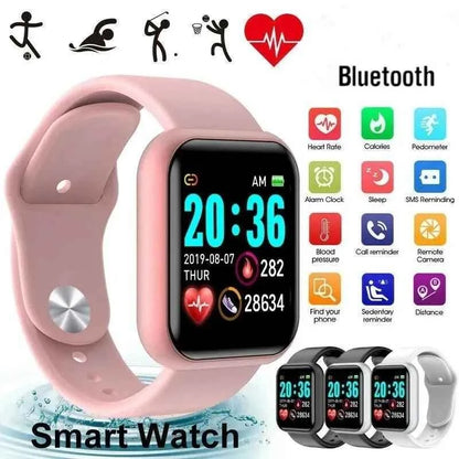 SmartFit Bluetooth Smart Watch for Fitness & Sleep Monitoring