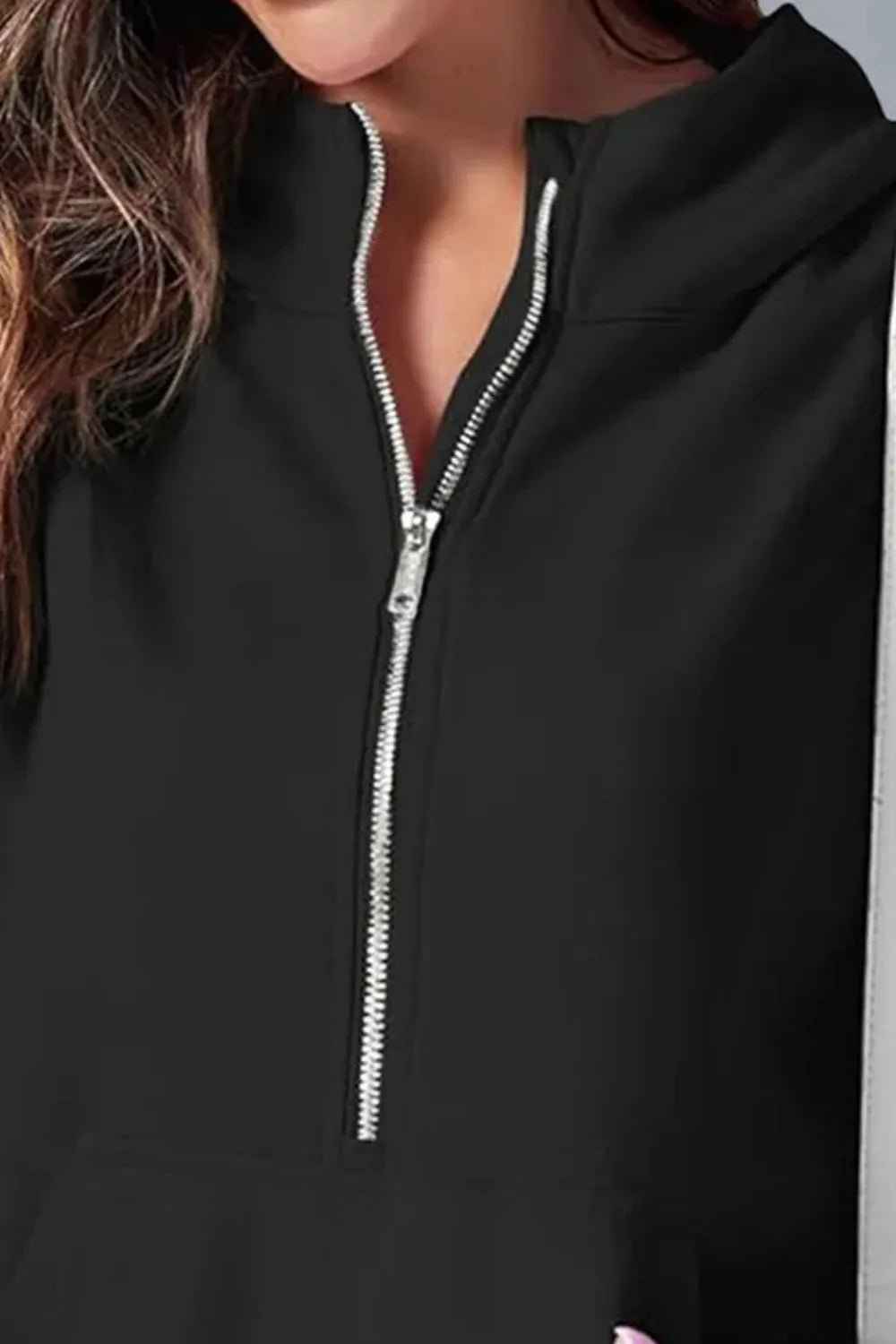 Casual Hooded Sweatshirt Light Pink Polyester