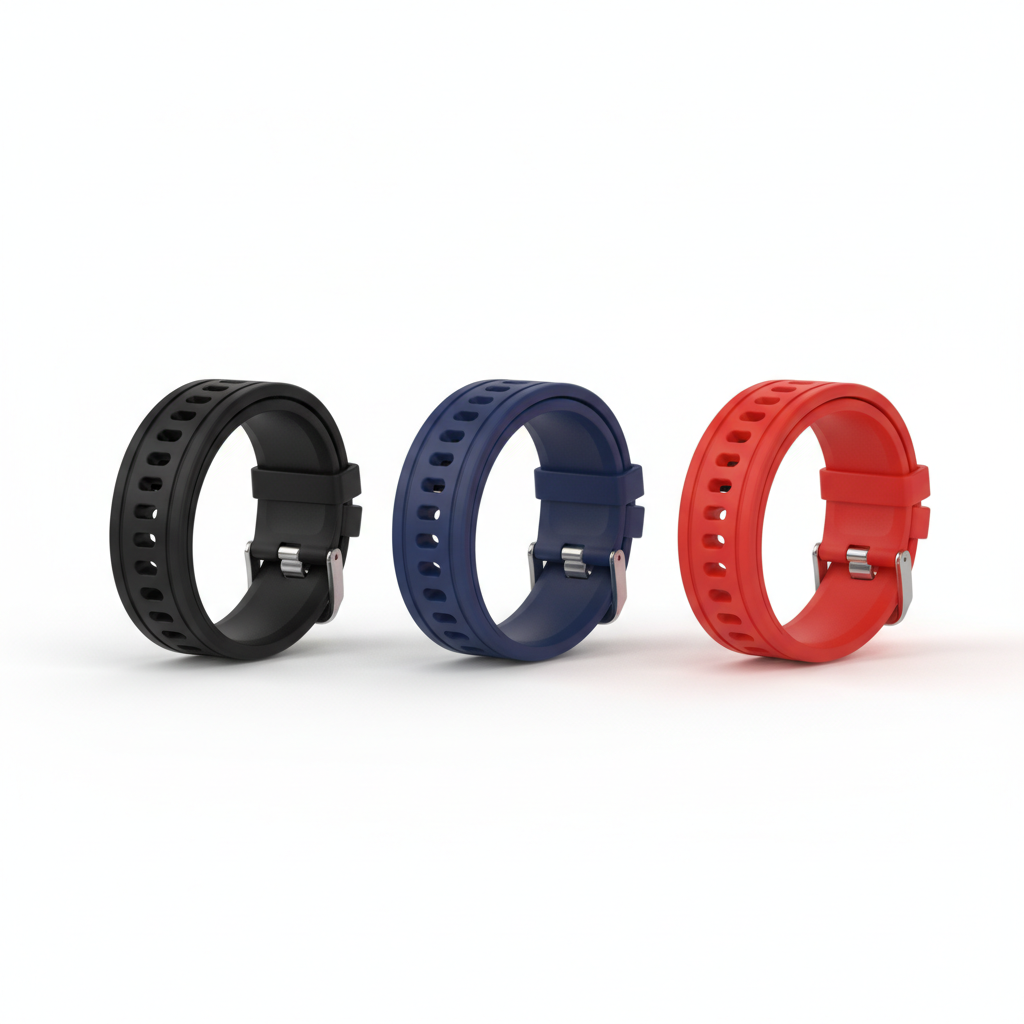 Sports Silicone Watch Band - 20mm 22mm 26mm - Multiple Colors