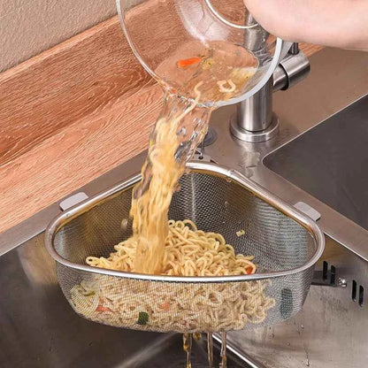 Stainless Steel Sink Drain Basket for Easy Cleaning