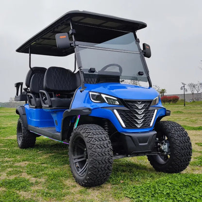 Versatile Electric Golf Cart - Multi-Purpose for Hunting, Farming & Beach - Premium Golf Buggy 6 seats