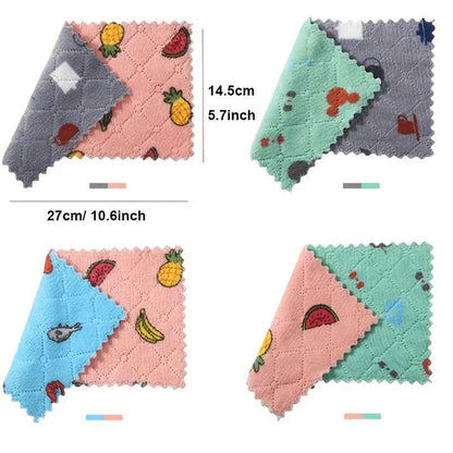 Water-Absorbent Dish Cloth Set – Fun Designs