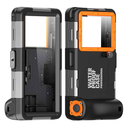 Waterproof Diving Phone Case for All Adventures Black+Orange