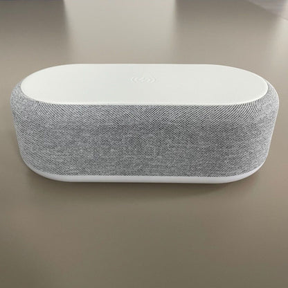 Wireless Charging Dock with Alarm Clock White