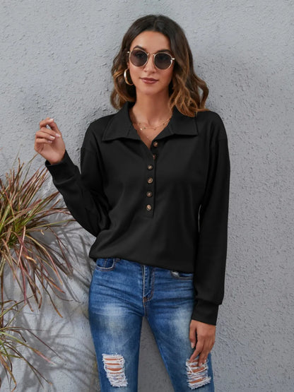 Women's Classic Blouse - Timeless Style Black